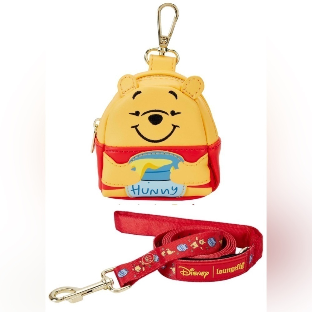 Loungefly Disney Winnie The Pooh Pet Bag & Matching Loungefly Leash Size SMALL